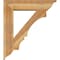 Ekena Millwork Balboa Traditional Rough Sawn Bracket w/ Offset Brace, Western Red Cedar, 8"W x 32"D x 36"H BKT0806X32X36BOA01RWR - alternate 3